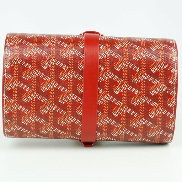 Goyard Accessories Goyard Goyardine Red Watch Case Poshmark
